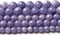 8MM 46PCS Lavender Purple Chalcedony Stone Loose Beads for Jewelry Making DIY Bracelet Necklace